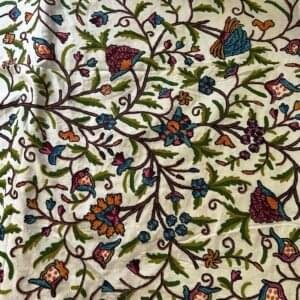 Ari Work Embroidered Crewel Curtains Design #3