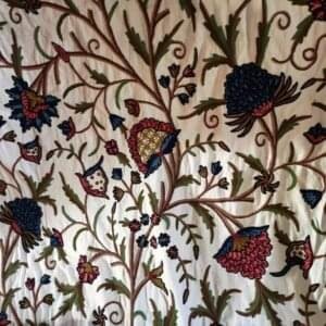 Ari Work Embroidered Crewel Curtains Design #4