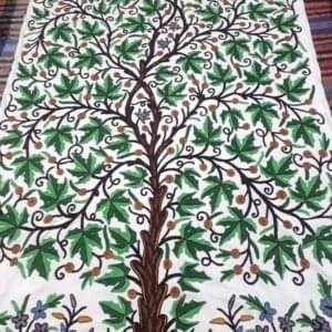 Ari Work Embroidered Crewel Curtains Design #7