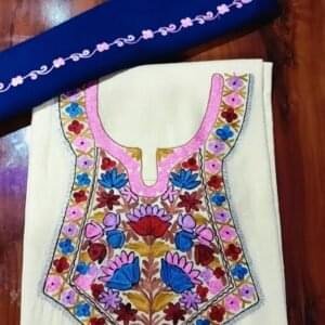 3-Piece Elegant Aari Work Suit #8