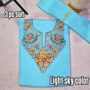 3-Piece Elegant Aari Work Suit #9