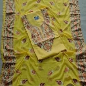 Gorgeous Kashmiri Aari & Zari Work 3-Piece Suit #3