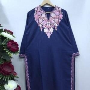 Elegant Ruby Cotton Long Kurtis #3