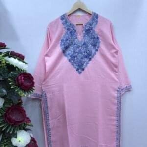 Elegant Ruby Cotton Long Kurtis #4