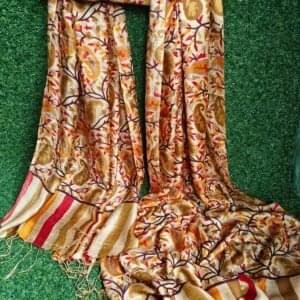 Printed Premium Kalamkari Modal Silk Stole #4