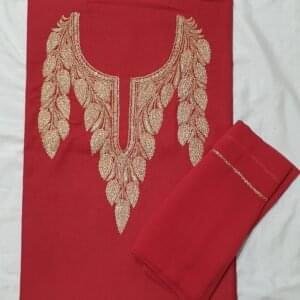 3-Piece Premium Tilla Work Suits in  Ruby Cotton #14