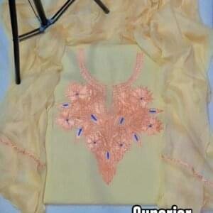 Elegant 3-Piece Tilla Work Suits #5