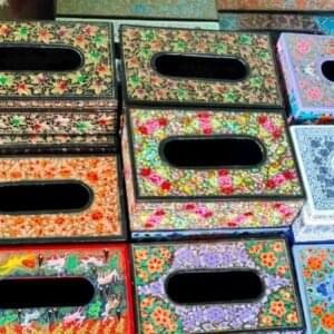 Kashmiri Papier Mache Tissue Boxes (10)