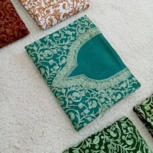 2 Piece Kashmiri Ariwork Crush Cotton Suit #8