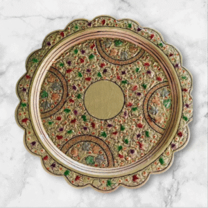 Handcrafted Papier Mâché Decorative Panels Round