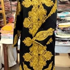 Pure Woolen Long Coats with full Kashmiri Ari Embroidery (10)