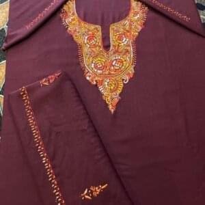 Premium Hand Sozni Suits on Acro Wool Fabric #9