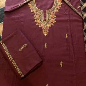 Premium Hand Sozni Suits on Acro Wool Fabric #8