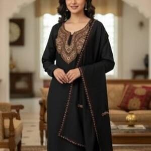 Premium Hand Sozni Suits on Acro Wool Fabric #4