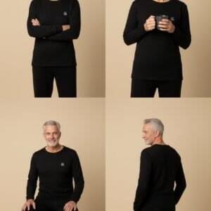 Ooshin Icrus UK Luxury Thermal Set for Elderly Men  and Women