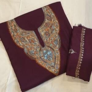 Premium Hand Sozni Suits on Acro Wool Fabric 10 Pcs Pack