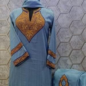 Premium Masleen Cotton Silk Cord Sets with Chiffon Dupatta